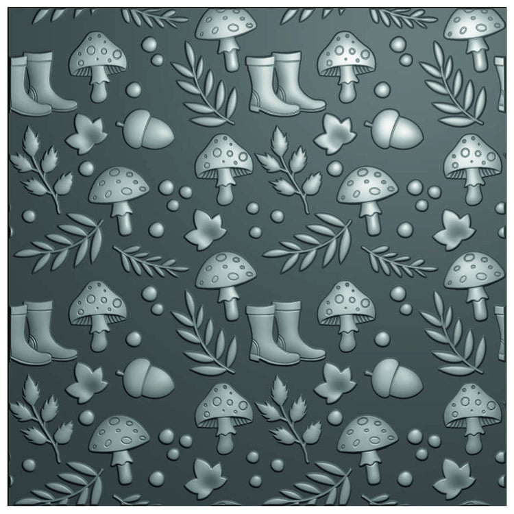 Vaessen creative • embossing folder herfstfiguren 15x15cm 1st.