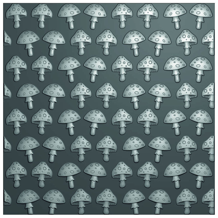 Vaessen creative • embossing folder paddenstoelen 15x15cm 1st.