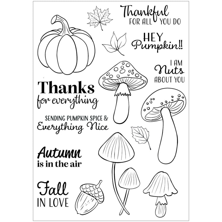 Vaessen creative • clear stempels hey pumpkin 16st.