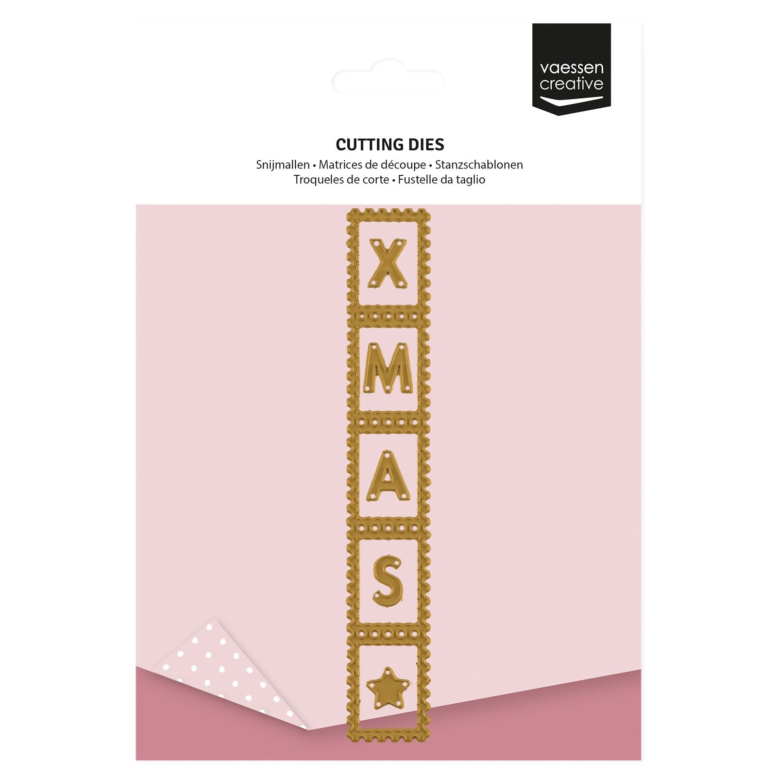 Vaessen creative • snijmallen postzegelstrip 6st.