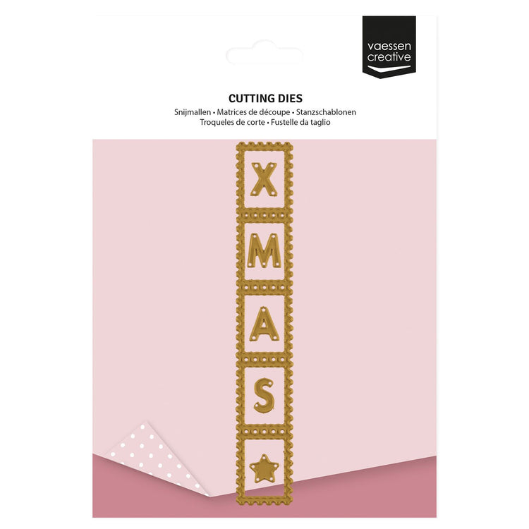 Vaessen creative • snijmallen postzegelstrip 6st.