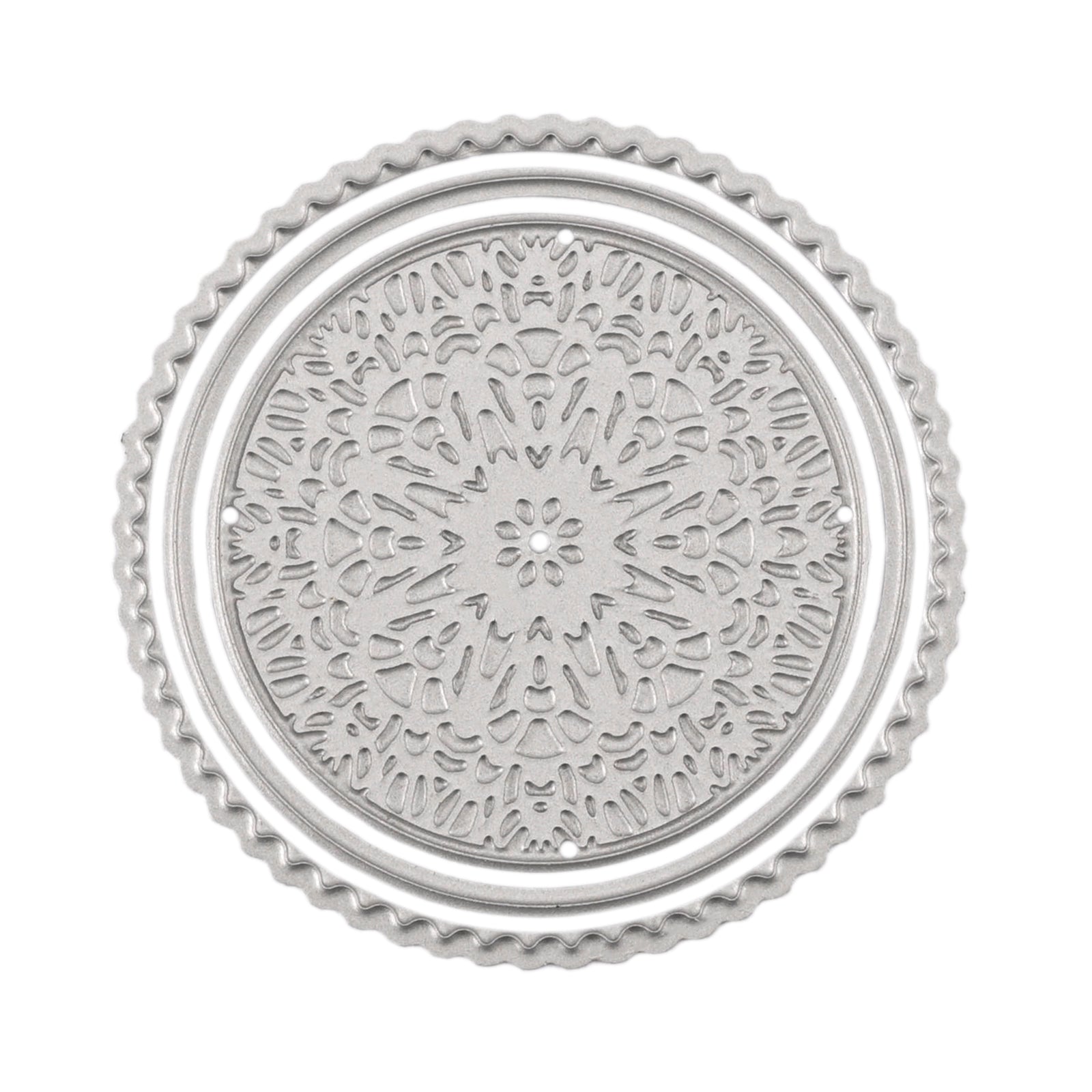 Vaessen creative • stamp die papieren zegel rond ø5,4cm 3st.