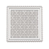 Vaessen creative • stamp die papieren zegel vierkant 5,4x5,4cm 3st.