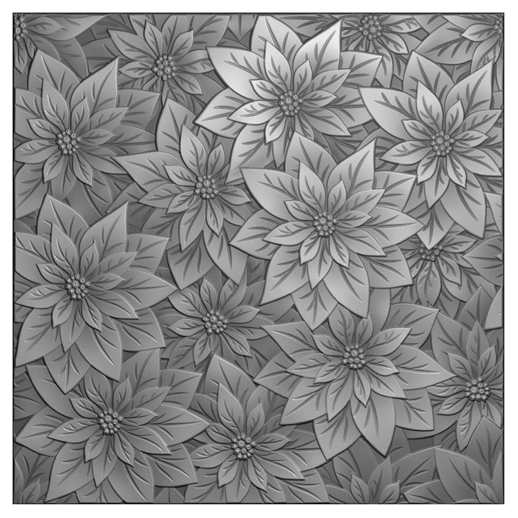 Vaessen creative • 3d embossing folder kerstroos 15x15cm