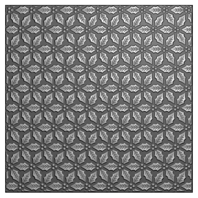 Vaessen creative • 3d embossing folder hulstbladeren 15x15cm