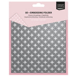 Vaessen creative • 3d embossing folder grafische sterren 15x15cm - afbeelding 1