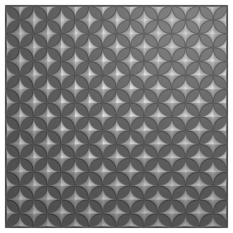 Vaessen creative • 3d embossing folder grafische sterren 15x15cm