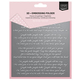 Vaessen creative • 3d embossing folder jingle bells 15x15cm - afbeelding 1