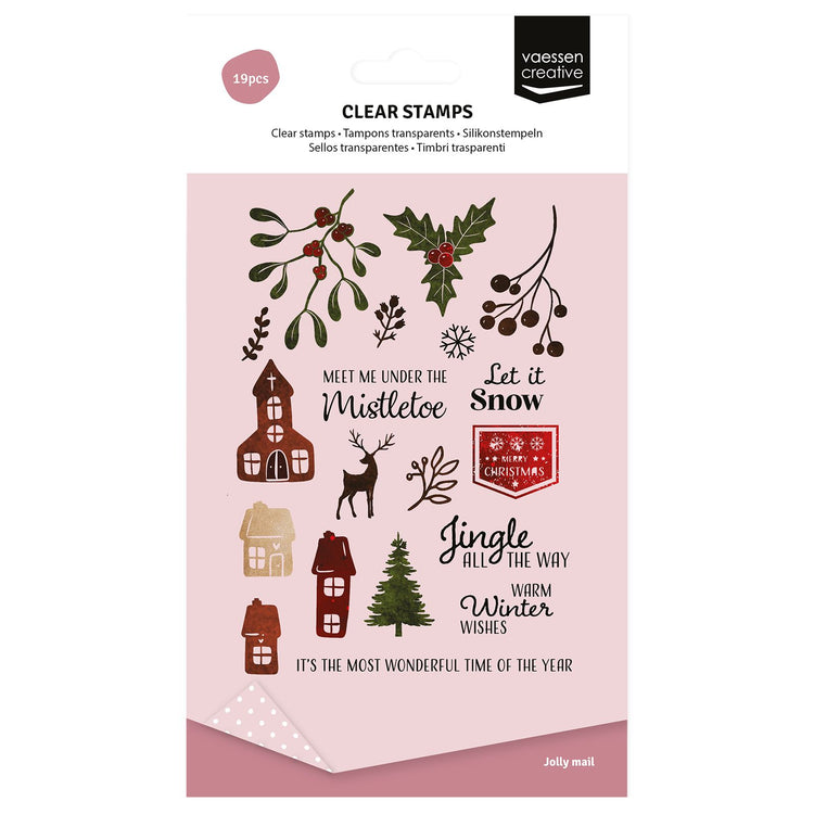 Vaessen creative • clear stamps mistletoe 19st.