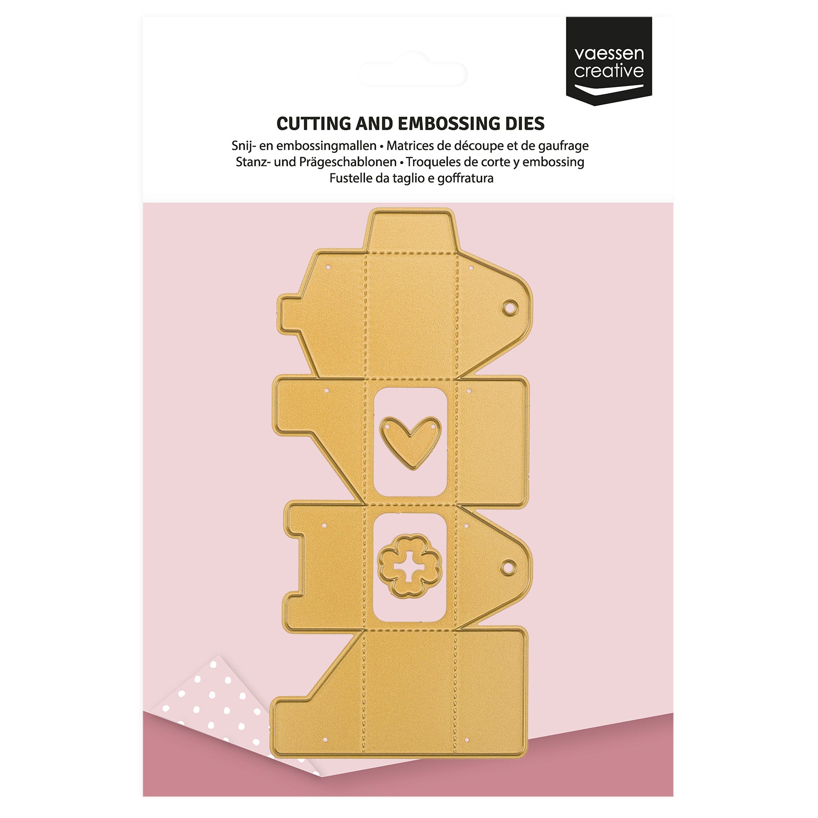 Vaessen creative • mini snijmallen cadeaudoosje 3st.