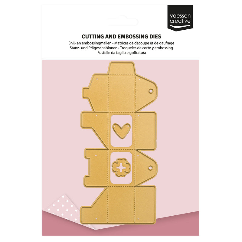 Vaessen creative • mini snijmallen cadeaudoosje 3st.