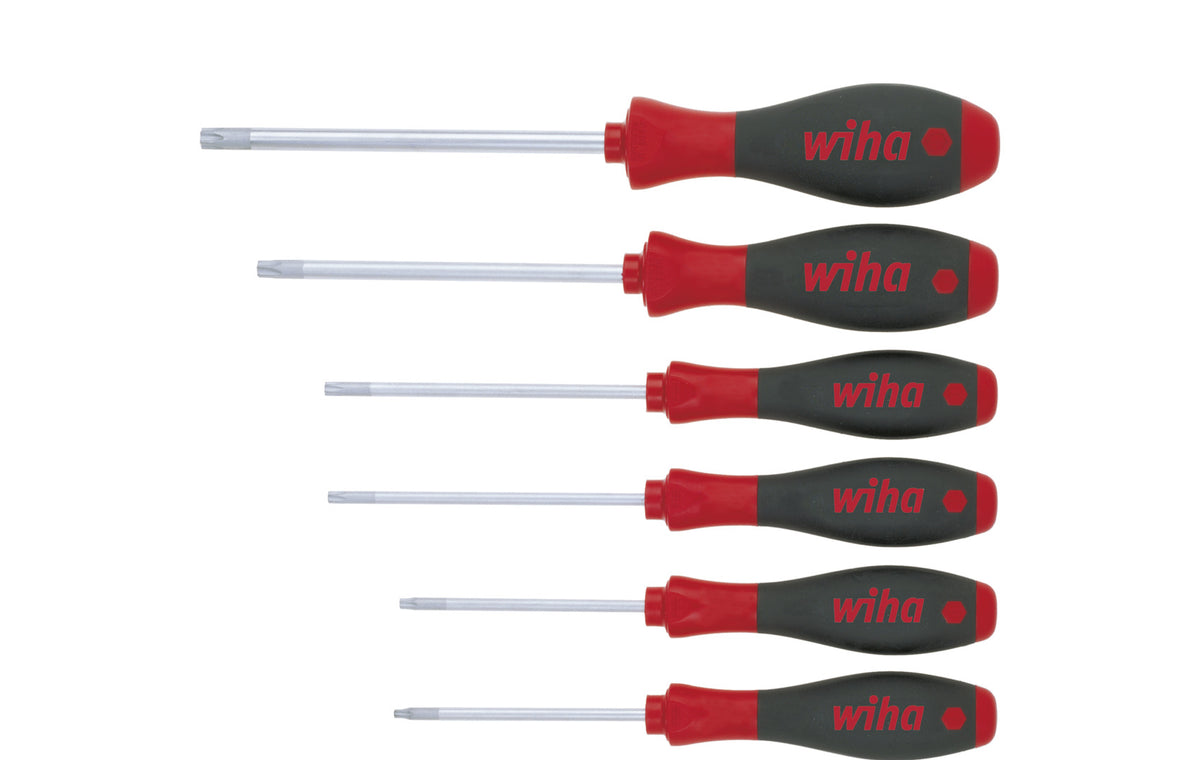 Wiha schroevendraaierset | 6-delig torx® | meercomponentengrepen | ronde kling | 1 stuk - 27746 - 27746