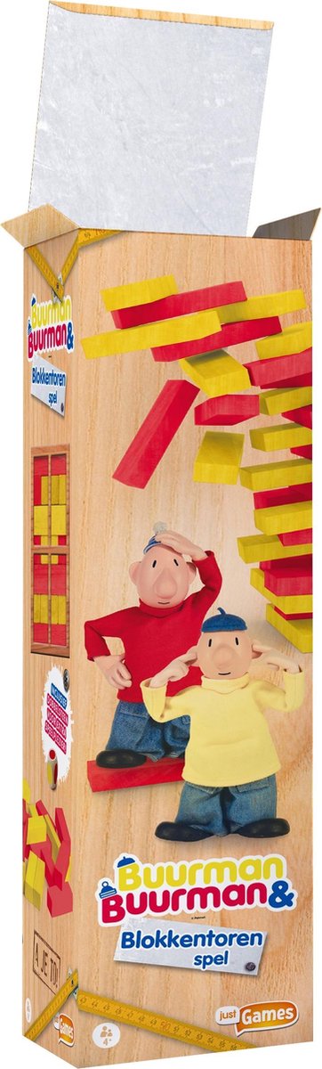 Buurman buurman stapeltoren spel met dobbelsteen