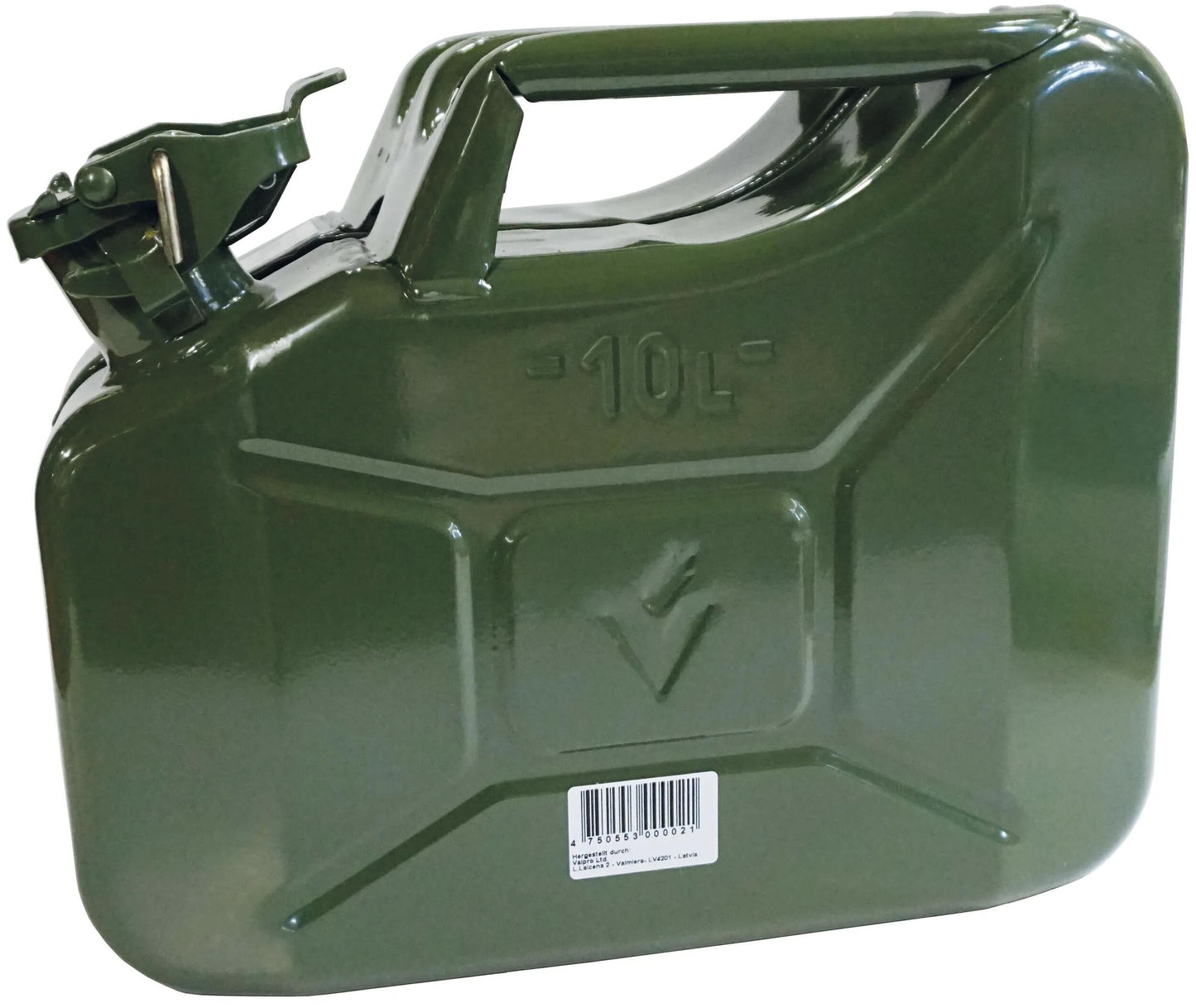 Valpro benzinkanister wm fuel canister 10 ltr stahlblech