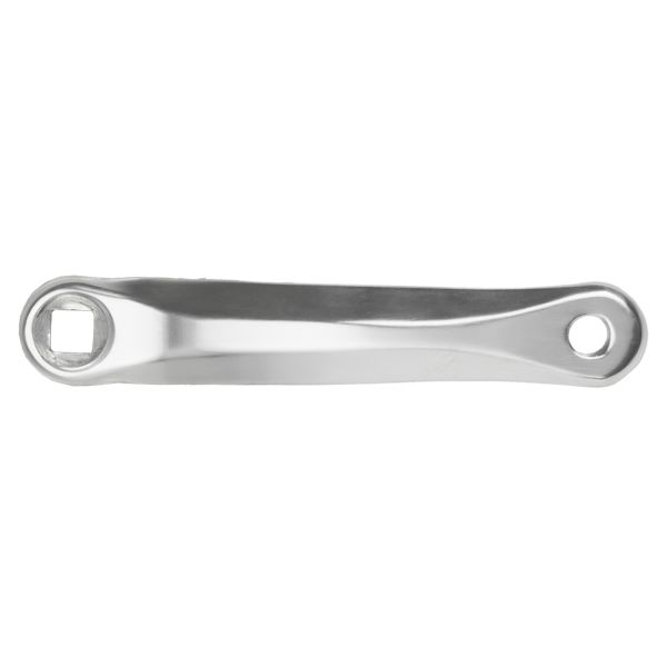 M-wave crankarm links aluminium 170 mm - zilver