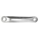 M-wave crankarm links aluminium 170 mm - zilver