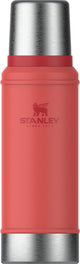 Stanley classic legendary thermosfles 750 ml - houdt 20 uur warm of koud - lekvrij - vaatwasserbestendig - bpa-vrij - voor koffie, thee en meer - roestvrijstalen thermoskan - hot coral