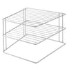 Metaltex palio hoekkastrek 25x25x19cm zilver