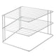 Metaltex palio hoekkastrek 25x25x19cm zilver