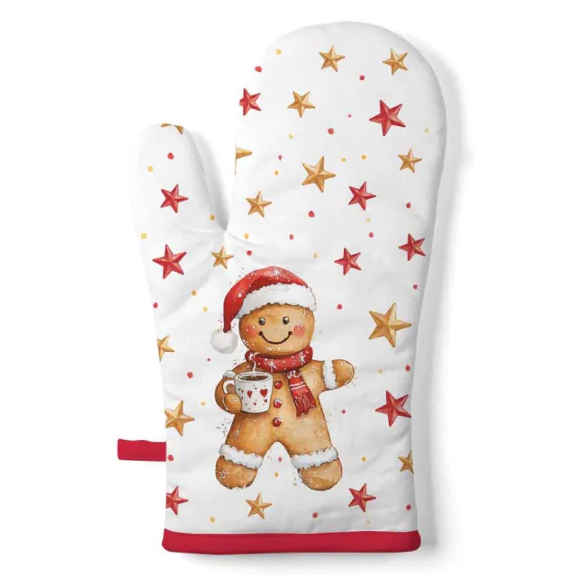 Ambiente ovenhandschoencocoa and cookie 18x30cm katoen