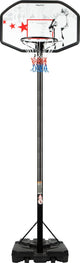 Avento basketbalstandaard verplaatsbaar - fast break - verstelbaar van 200-305 cm