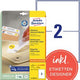 Merkloos sans marque huismerk avery l4734rev-25 afneembare etiket 199,3x143,5