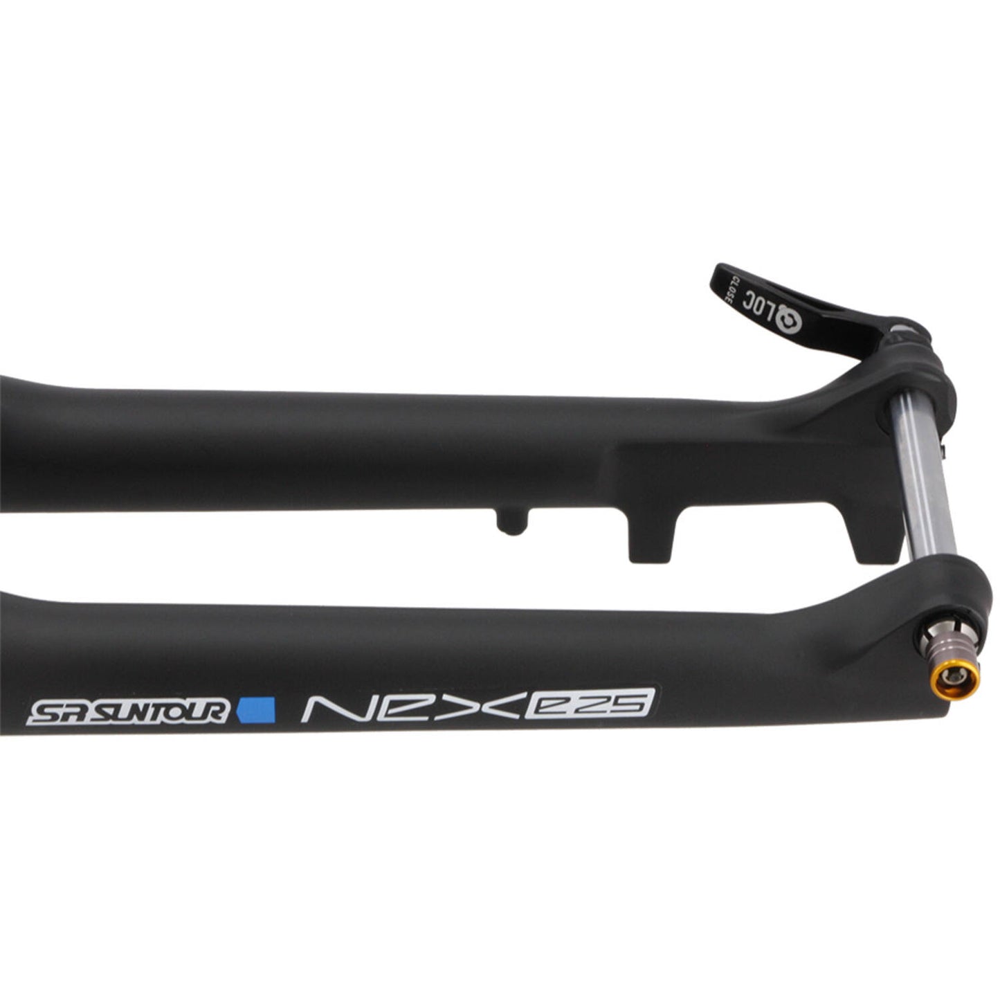 Srsuntour sr suntour - vork nex-e25 ds 700c 63mm tapered 15mm mat zwart