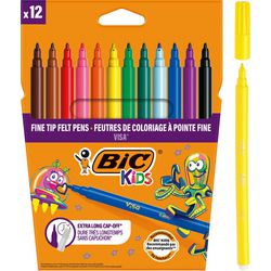 Bic viltstiften visa kleurenassortiment 12st
