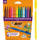 Bic viltstiften visa kleurenassortiment 12st