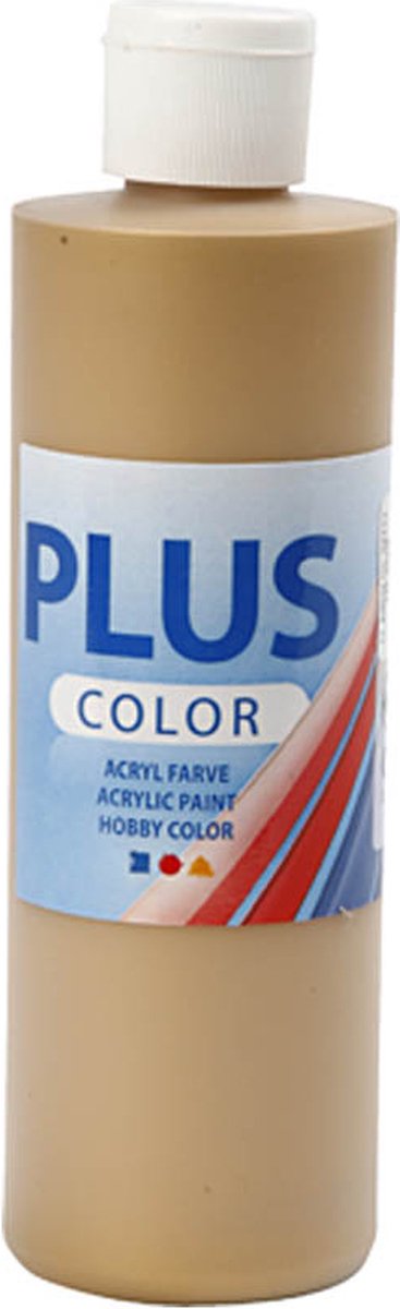 Plus color acrylverf - verf - 250 ml - gold