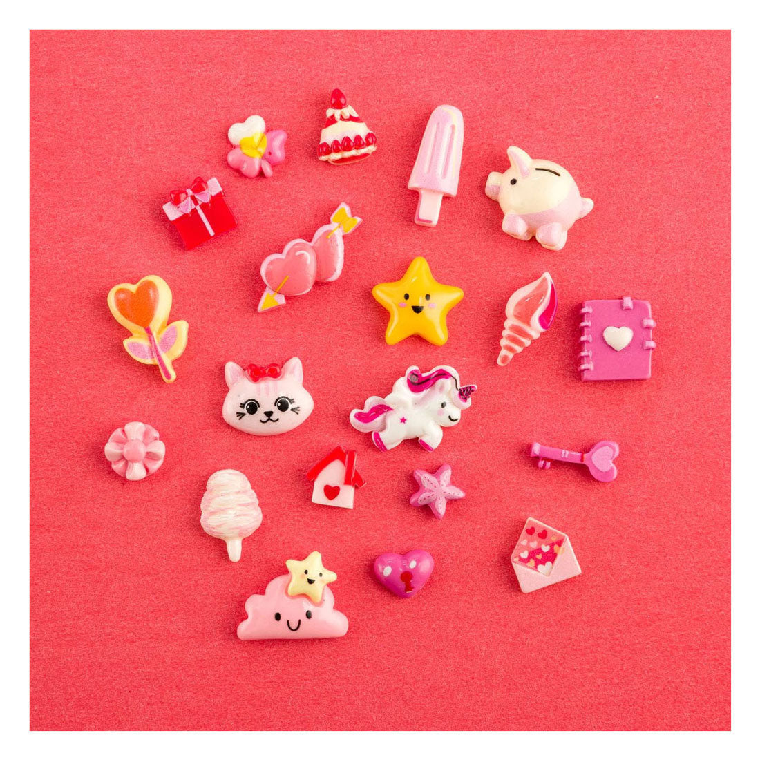 Gear2play decoden magic - deluxe: think pink creations puffylijm knutselpakket