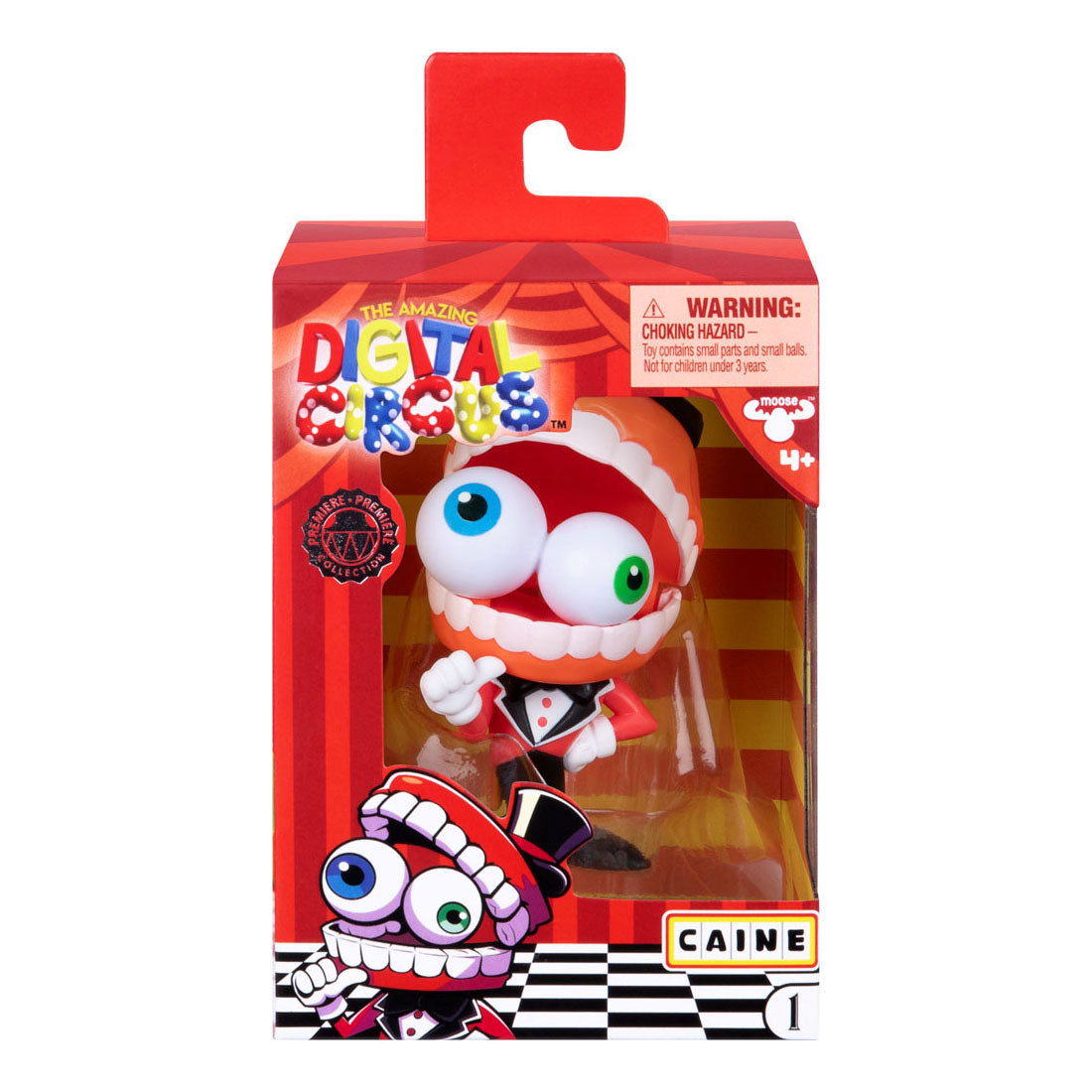 Moose toys the amazing digital circus - vinyl figuur caine