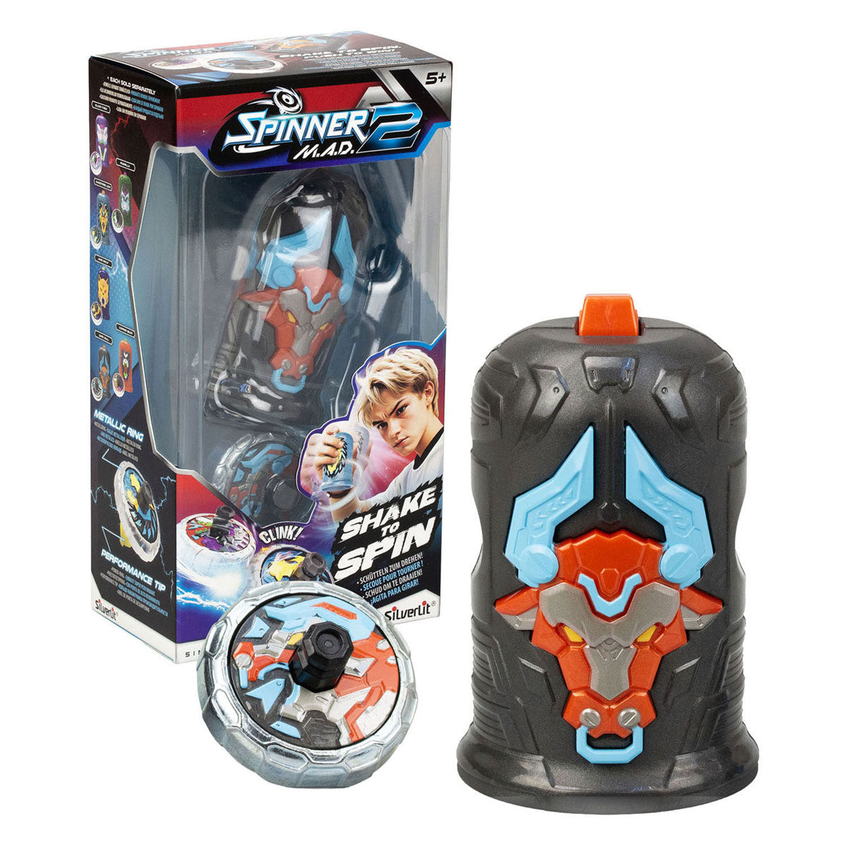 Silverlit spinner mad 2 single packs assorted | 2 stuks