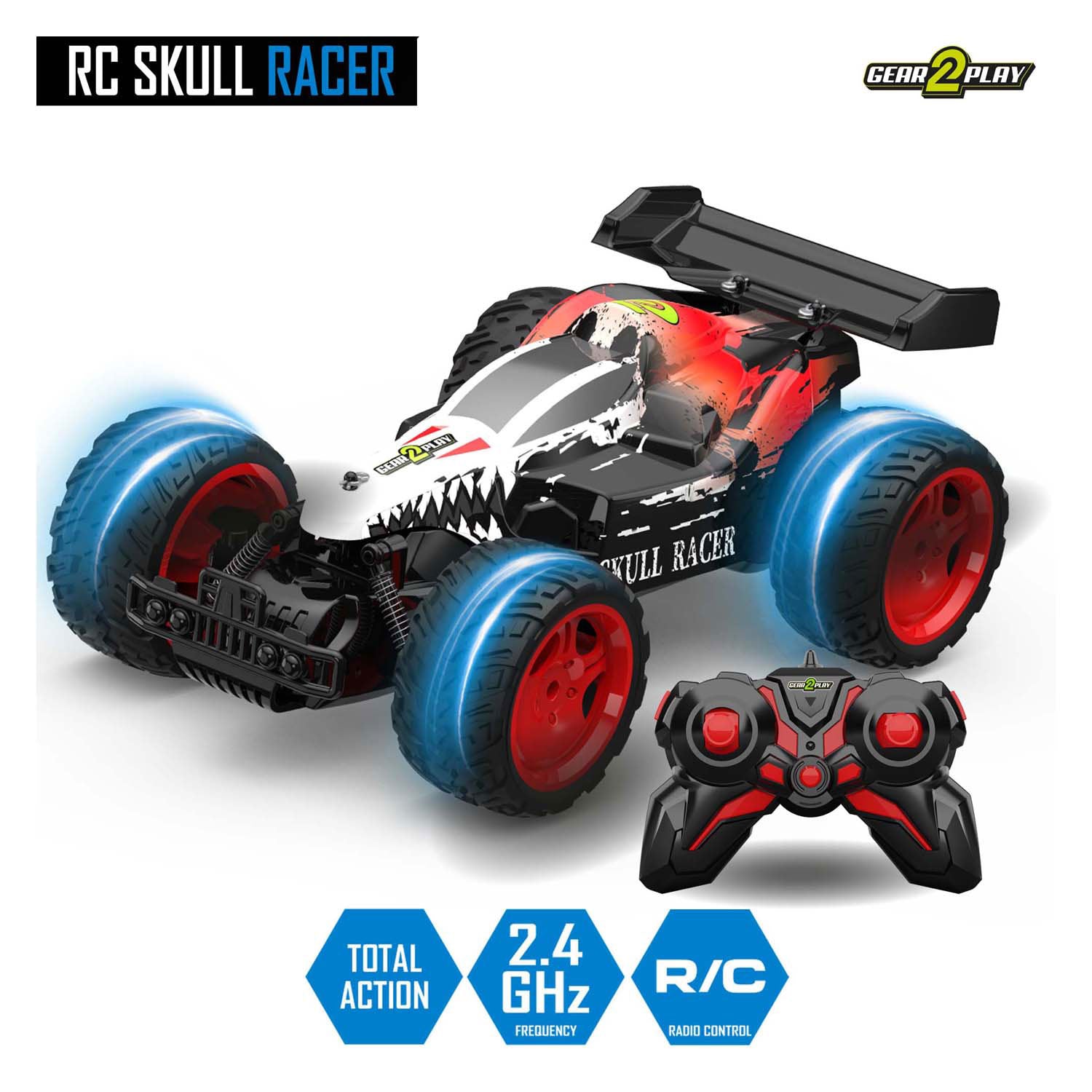 Spectron rc skull racer bestuurbare auto 1:10