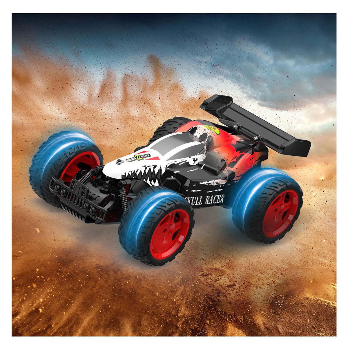 Spectron rc skull racer bestuurbare auto 1:10