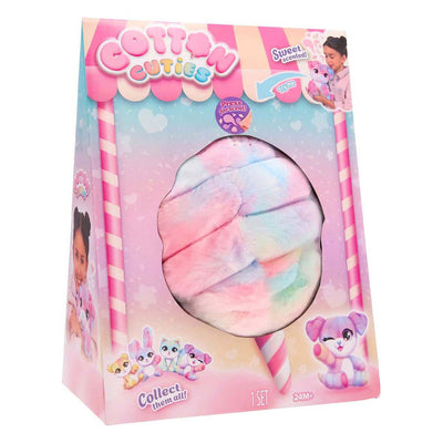 Spectron cotton cuties puppy - geurende suikerspin knuffel, 30cm