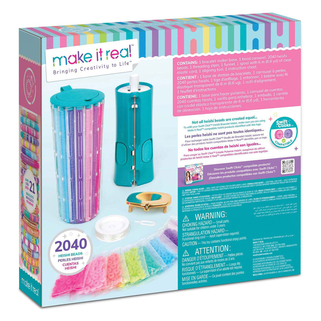 Make it real - swift clicks™ heishi-armbandenmaker - maak 23 unieke heishi armbanden