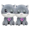 Silverlit winksies blauwe kat interactieve knuffel