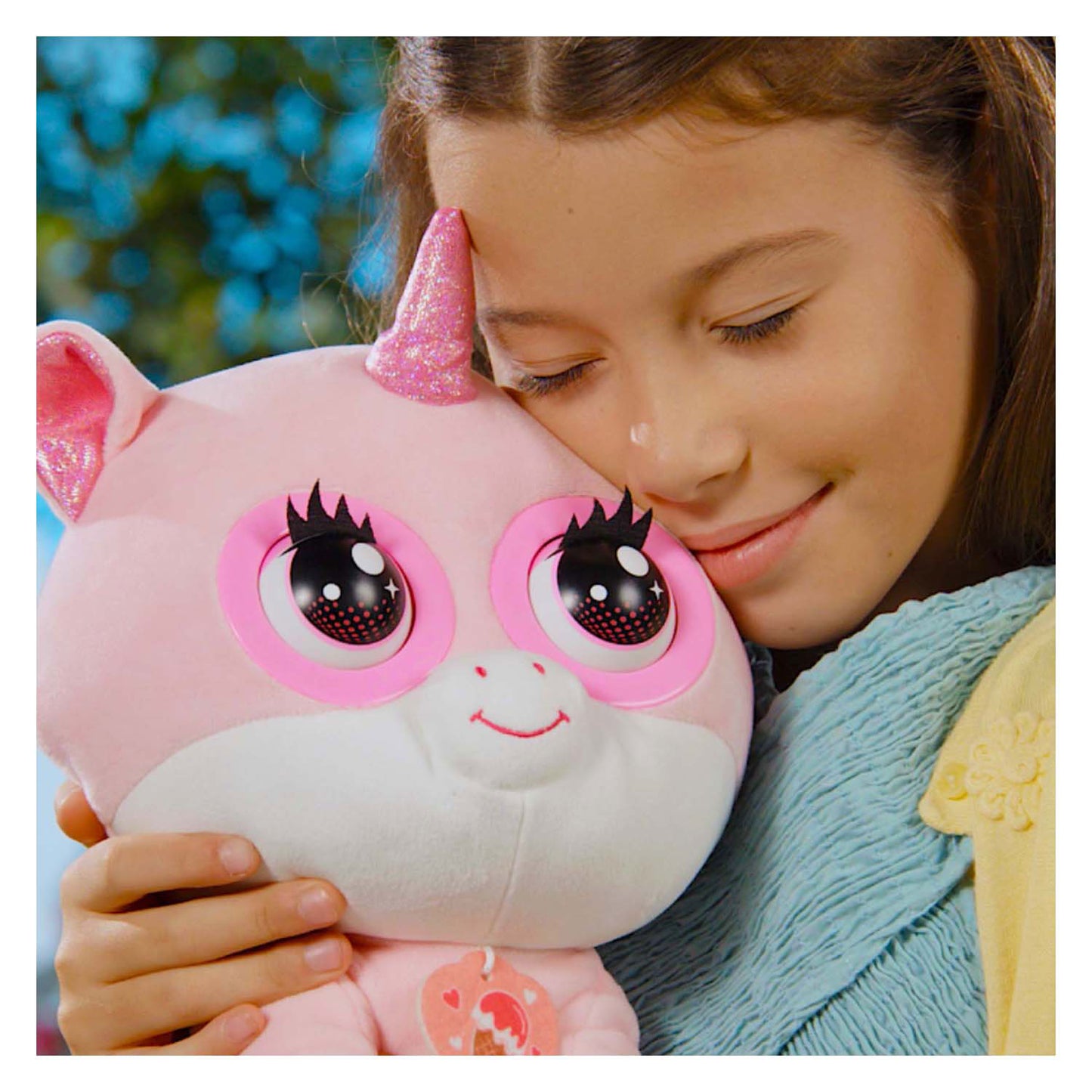 Silverlit winksies strawberry unicorn - interactieve knuffel in een ijsbeker