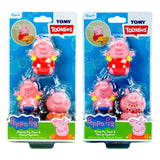 Tomy peppa pig figuren waterspuiters, 3st. - afbeelding 1