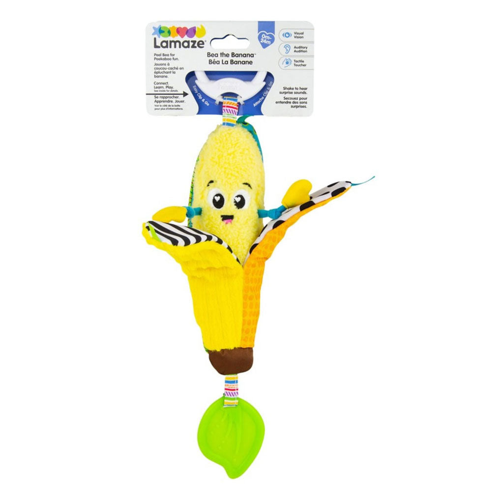 Lamaze Bea de Banaan Clip 'n Go Babyspeelgoed