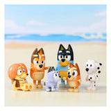 Moose toys bluey speelfiguren familie vrienden, 8st. - afbeelding 4