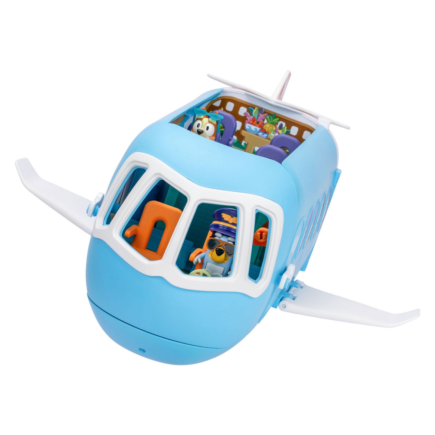 Moose toys bluey 3in1 vliegtuig met 2 speelfiguren