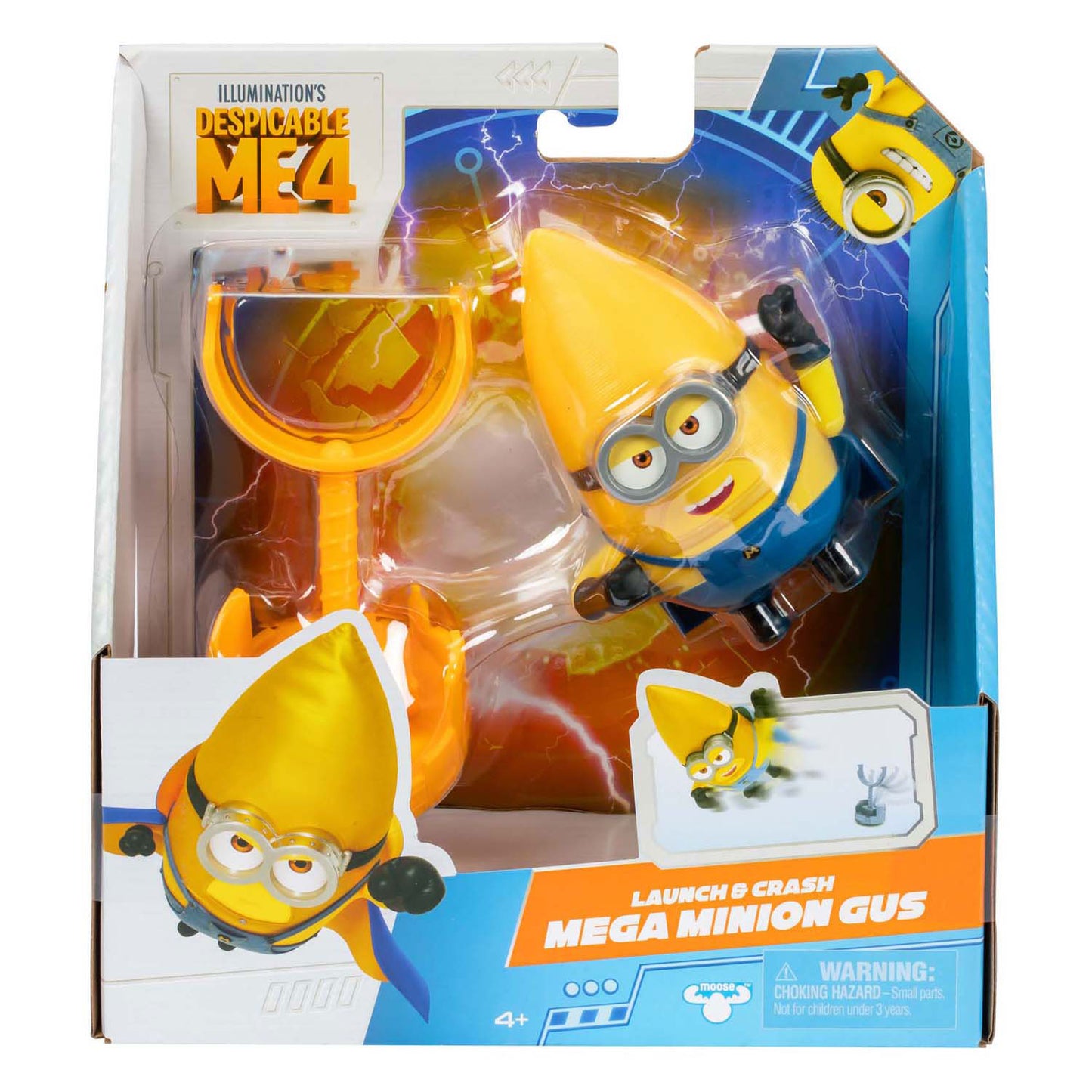Moose toys despicable me 4 - launch crash mega minion gus - actiefiguur