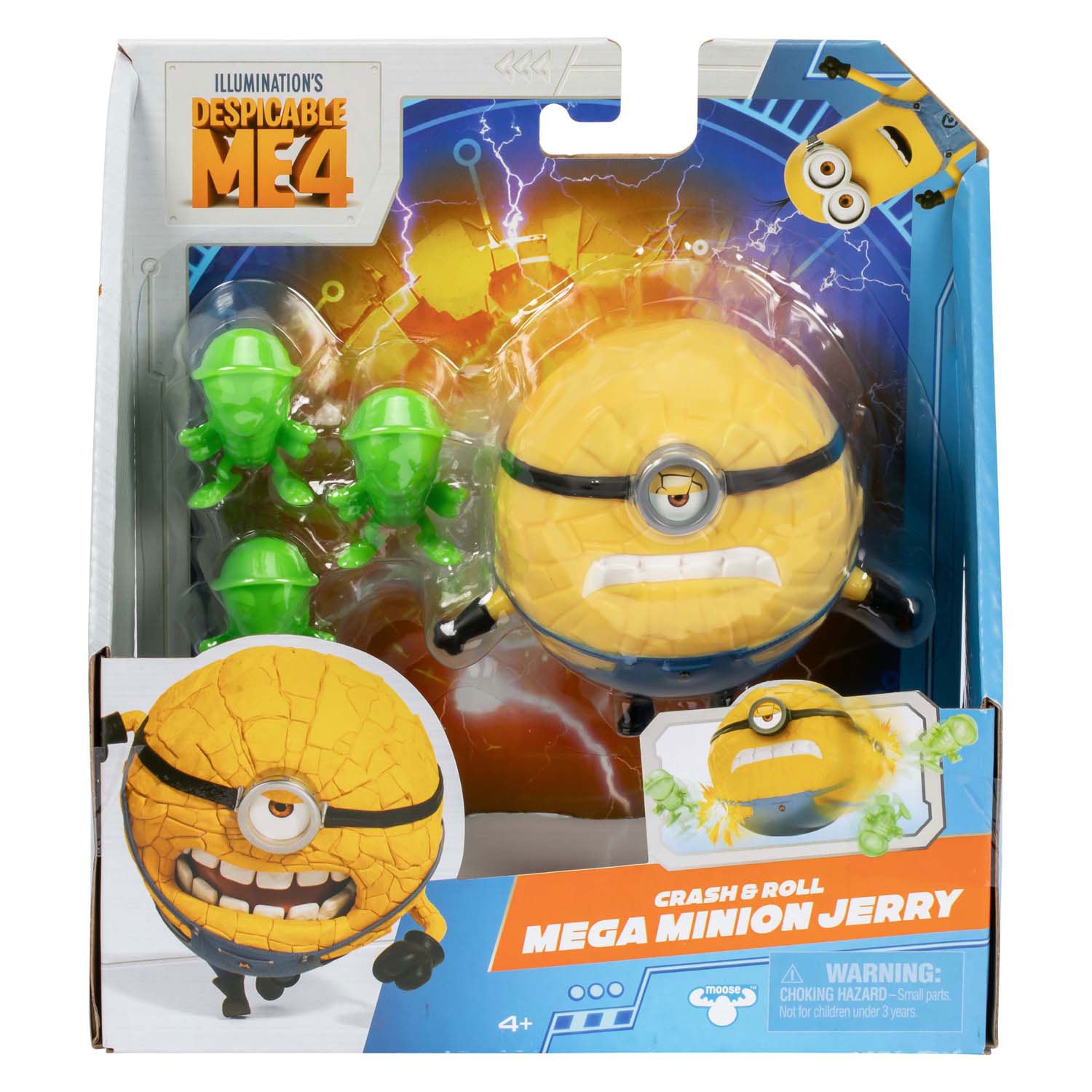 Moose toys despicable me 4 - crash rol mega minion jerry - actiefiguur