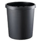 Papierprullenbak helit 18 liter zwart