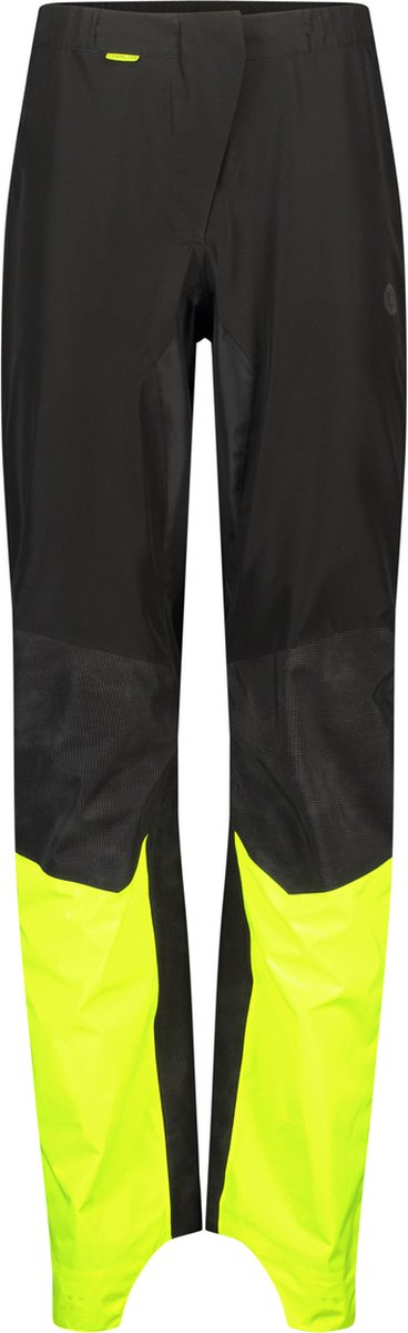 Agu tech regenbroek commuter heren hi-vis reflectie hi vis zwart