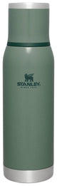 Stanley adventure to-go thermosfles 750 ml - 20 uur warm - 25 uur koud - lekvrij - geïsoleerd deksel - bpa-vrij - doorschenkstop om gecontroleerd te schenken - hammertone green
