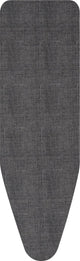 Brabantia strijkplankhoes b - 124 x 38 cm - toplaag - denim black