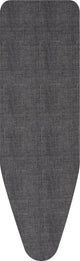 Brabantia strijkplankhoes b - 124 x 38 cm - complete set - denim black